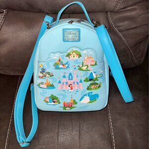 Disneyland 65th Anniversary Loungefly Convertible Backpack